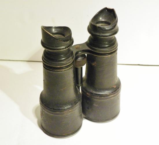 Early 20thC Blackened Brass Binoculars – Military Issue?