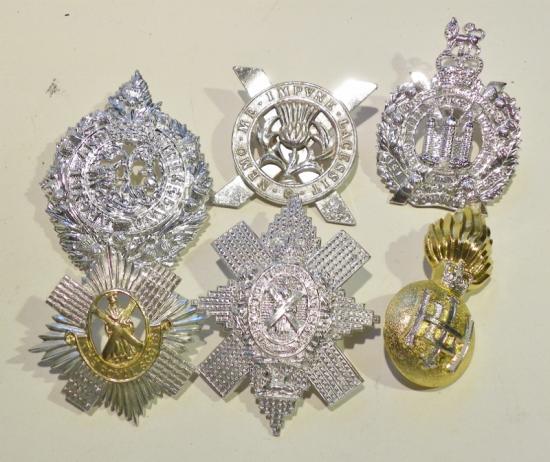 Group 6 Anodised Cap Badges The Scottish Regiments.