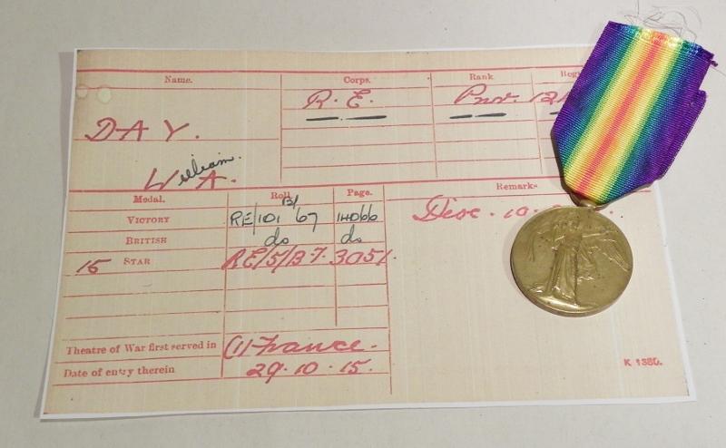 WW1 Victory Medal to Day Royal Engineers.