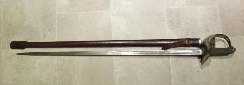 1897 Pattern Boer War Officers Sword – Cheshire Regiment Engineers?.