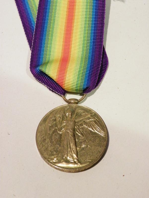 WW1 Victory Medal Gunner Cole Royal Garrison Artillery