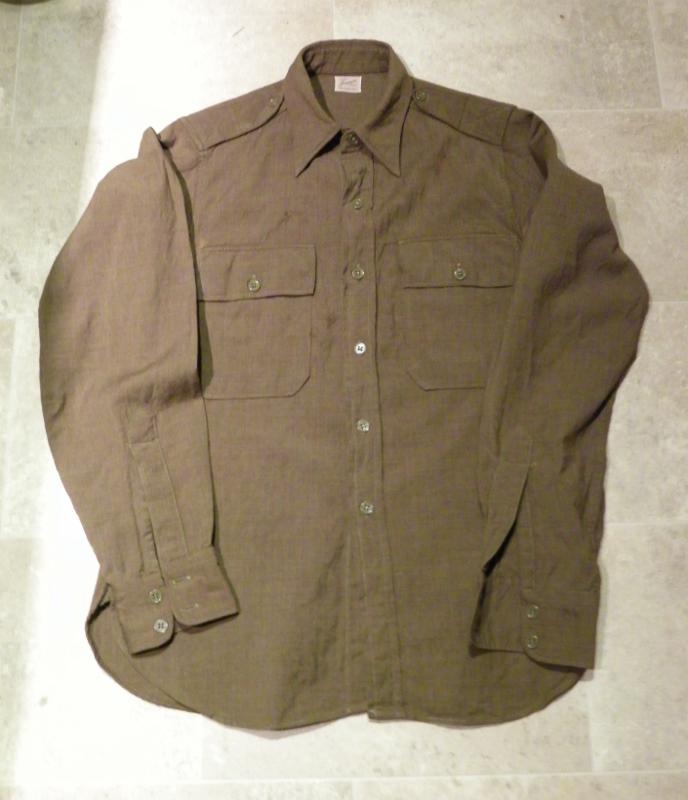 WW2 Era Officers Green Shirt 36’ Chest