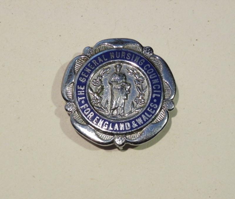 Named & Dated General Nursing Council Badge – Nurse Goddard