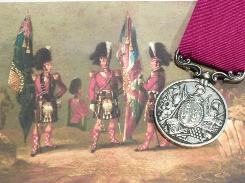 Vict LS&GC Medal to McGill 79th Cameron Highlanders 1837-59