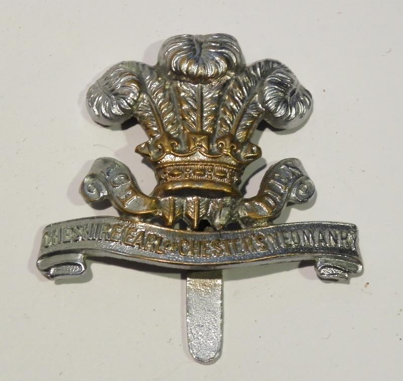 A2Z Military Collectables | WW1 Era Cheshire Yeomanry Cap Badge.