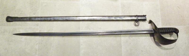 German Made Brazilian 1899 Pattern Heavy Cavalry Sword