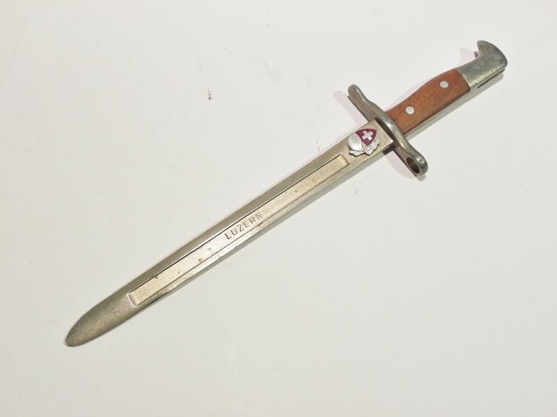 Miniature Swiss M1889 Bayonet.