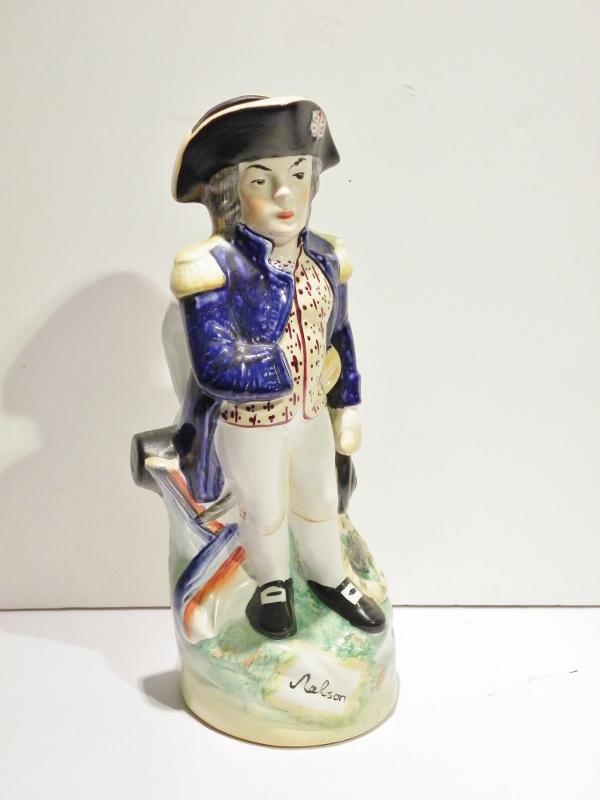 19thC Staffordshire Pottery Nelson Toby Jug