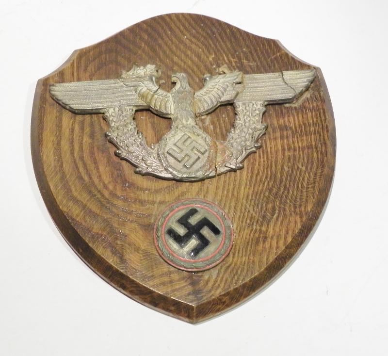Mounted German Badges Brought Back From War.