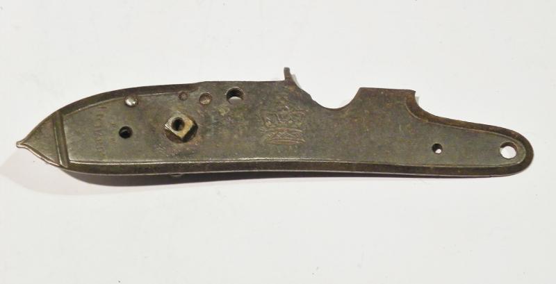 Early 19th Century Tower Musket Flintlock Plate.