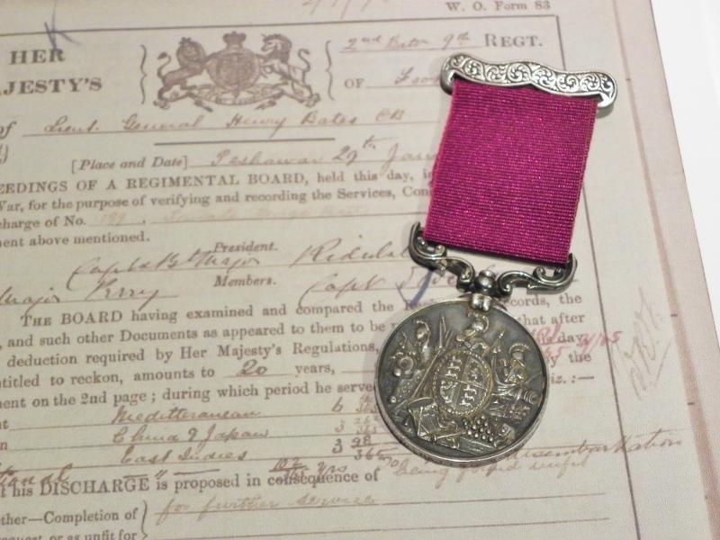 Victorian LS&GC Medal to George Betts Norfolk Regiment.