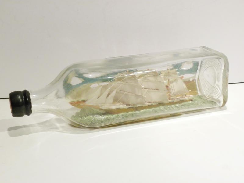 Vintage Ship In A Bottle