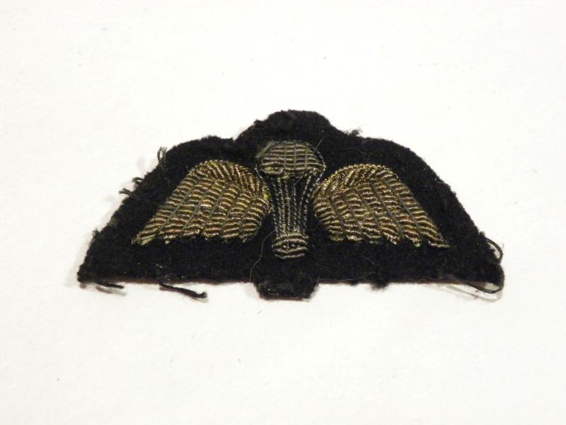 WW2 Era Officers Bullion Para Wing Beret Badge.