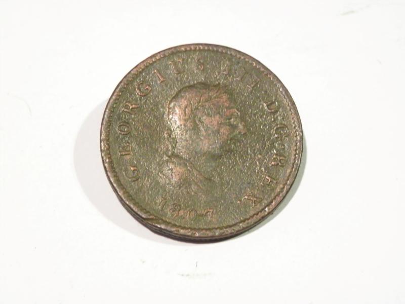 George III Half Penny.
