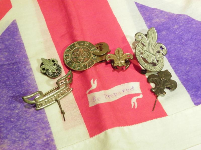 Collection of Vintage Scouting Badges Etc.