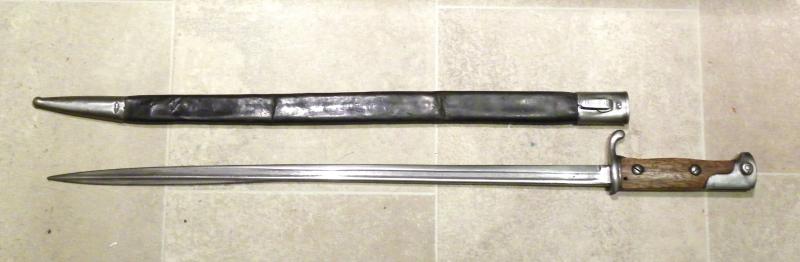 German M1898/02 n/A Mauser Gewehr Sword Bayonet.