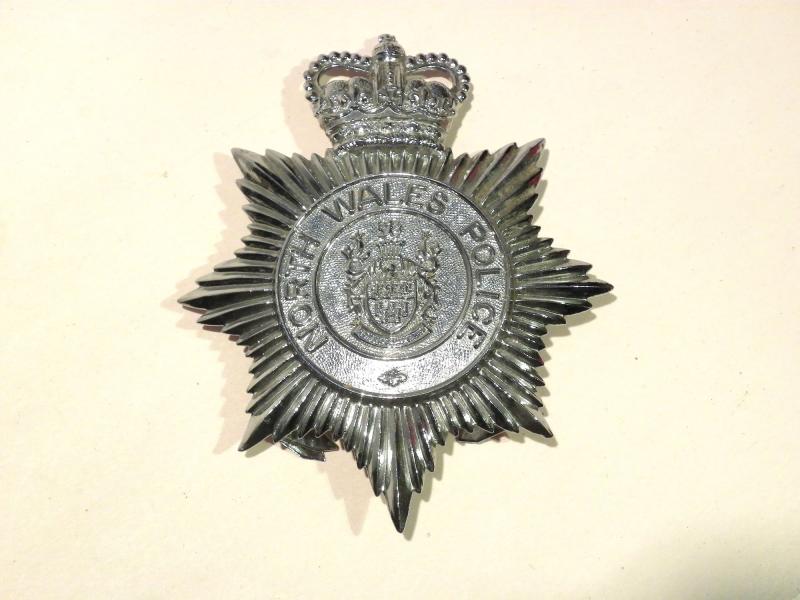 QEII Issue North Wales Police Helmet Badge