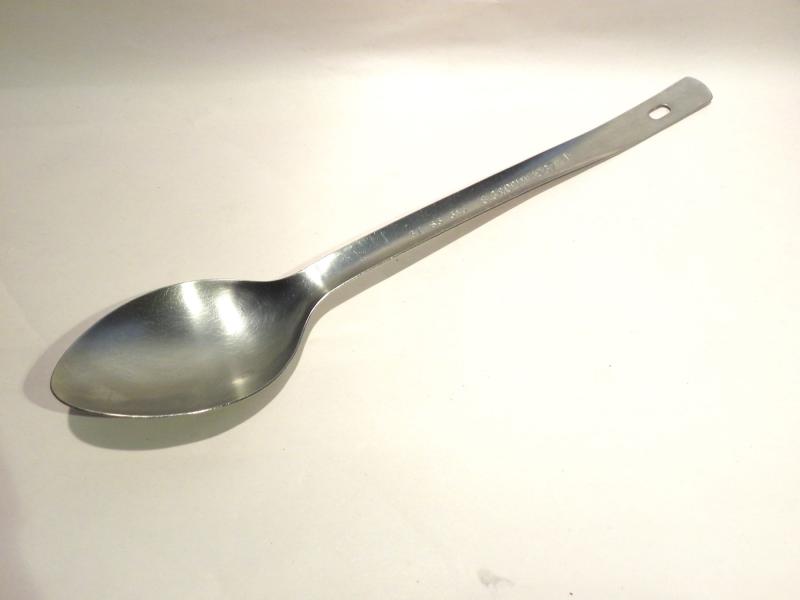 Large Military Marked 1967 Stainless Steel ladle/Spoon