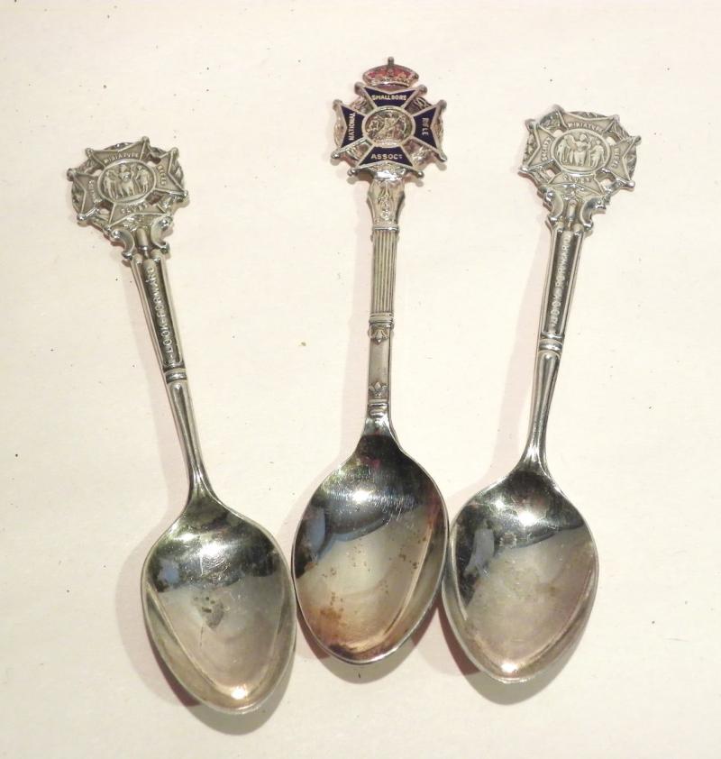 Three Vintage Silver Plated National Rifle Association Spoons