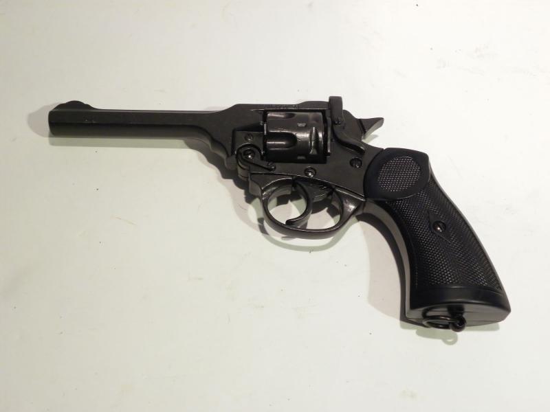 Replica WW2 Era Webley Mk IV Service Revolver.