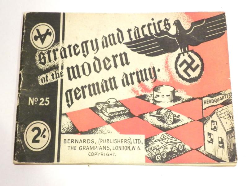 WW2 Era Booklet Strategy and Tactics of the Modern German Army