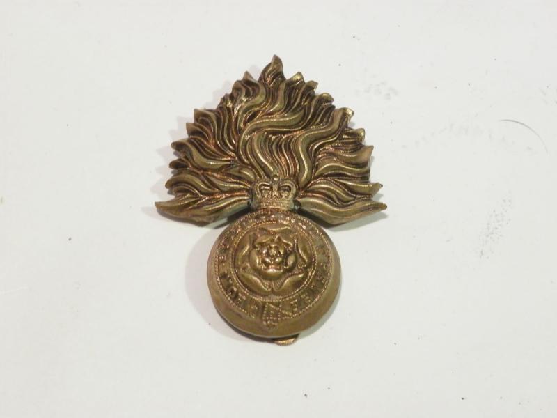 QEII Royal Fusiliers Cap Badge.