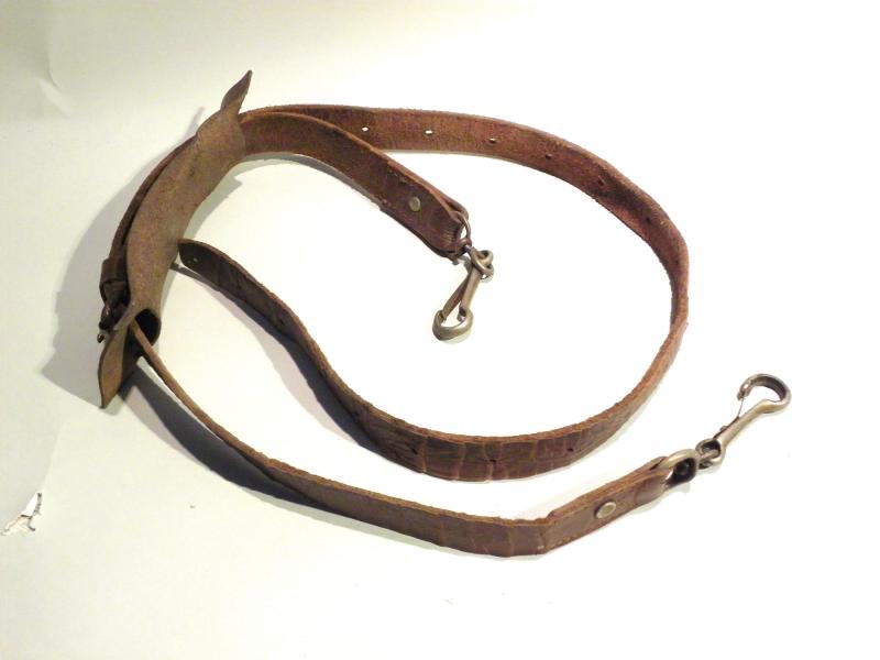 Vintage Leather Rifle Sling.