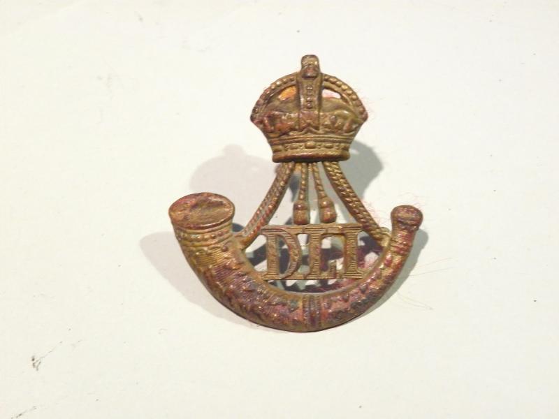 WW1 Era Durham Light Infantry Cap Badge.