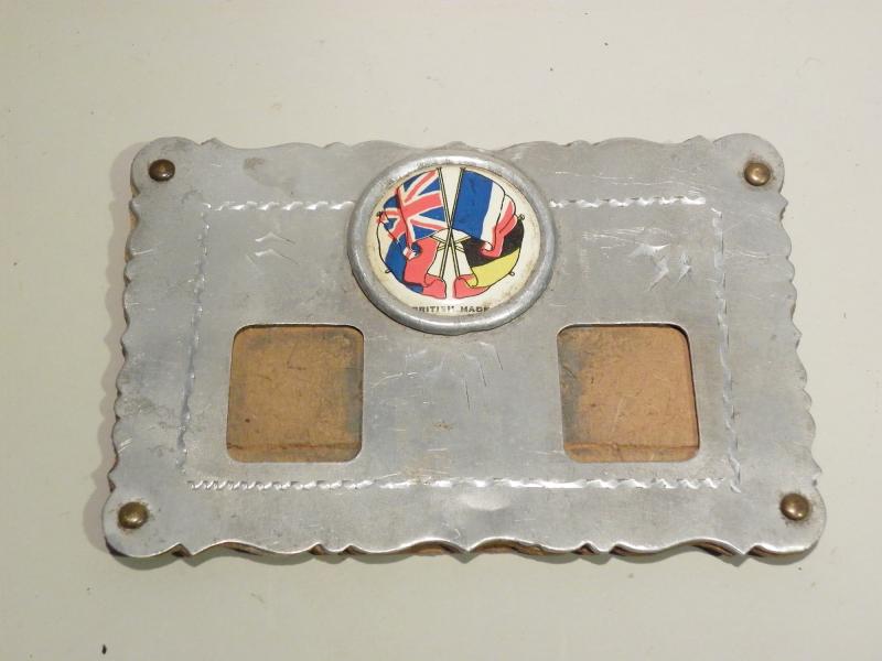 WW1 Allied Flag Mini Photo Frame.