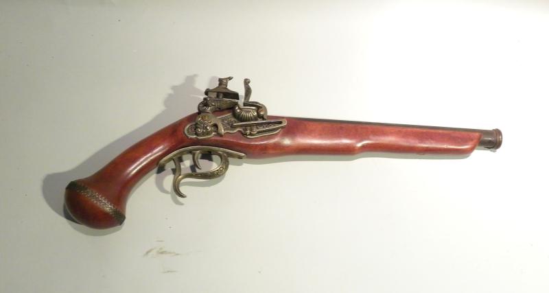 Vintage Replica Flintlock Holster Pistol.