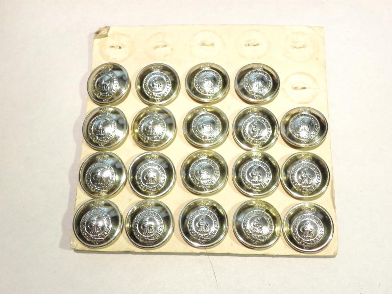 Vintage Warwickshire Regiment set of 19/25 Anodised Buttons – Firmin