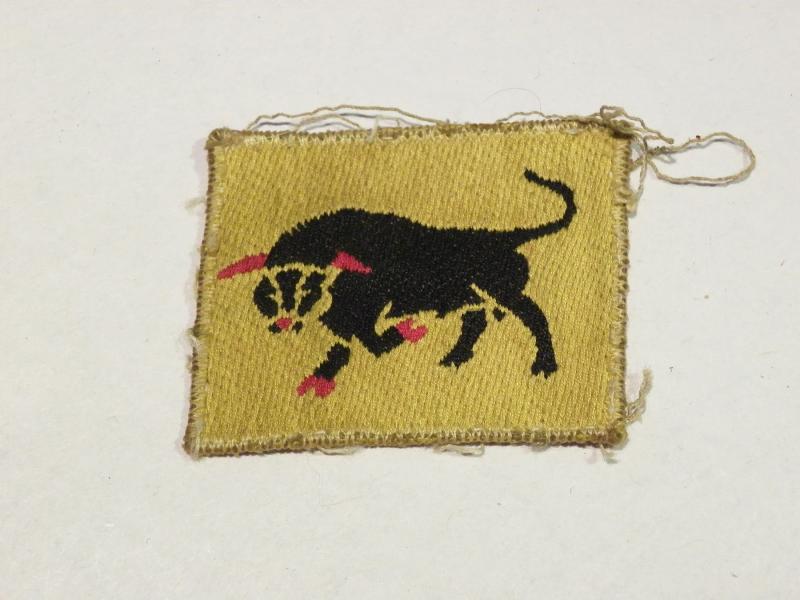 WW2 11th Armoured Division Cloth Patch.