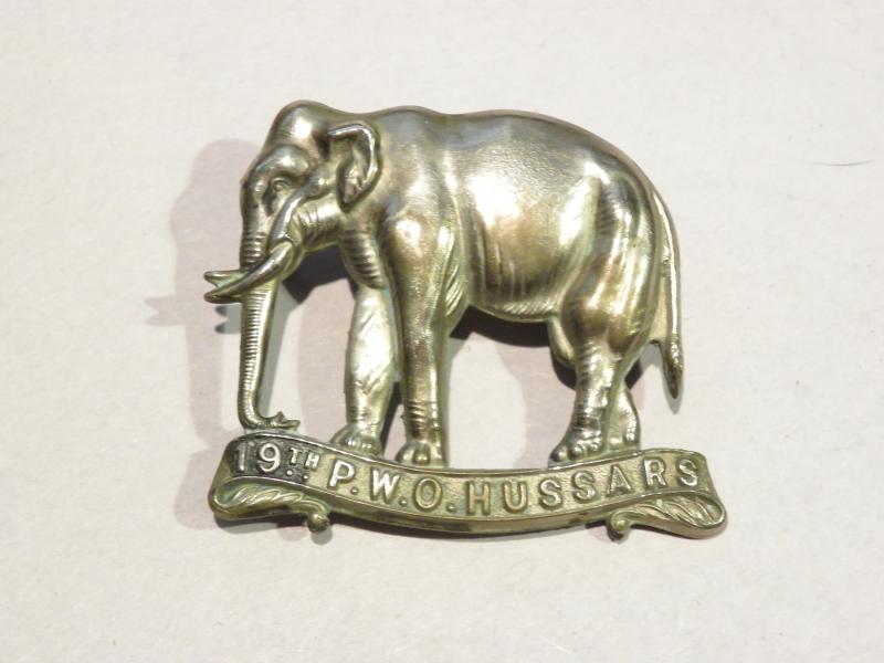 19th P.W.O Hussars Cap Badge.