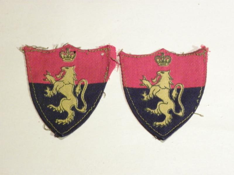 Pair Middle East Land Forces Cloth Patches.