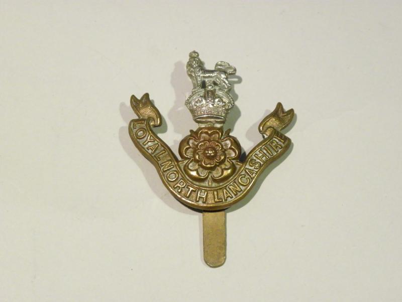 WW1 Era Loyal North Lancashire Regiment Cap Badge.