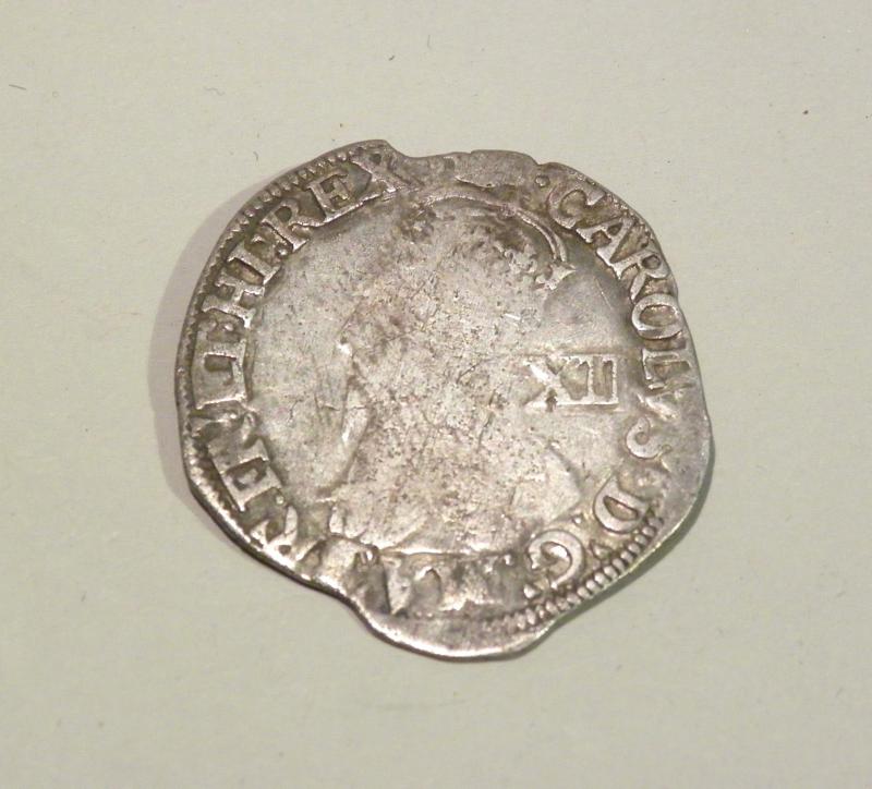 Charles I Hammered Silver Shilling.