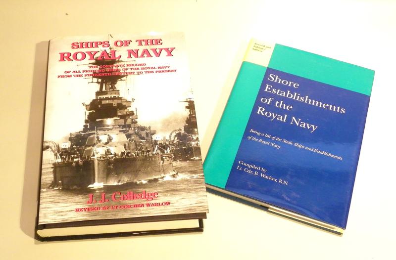 2 New Books Ships and Shore Establishments of the Royal Navy.