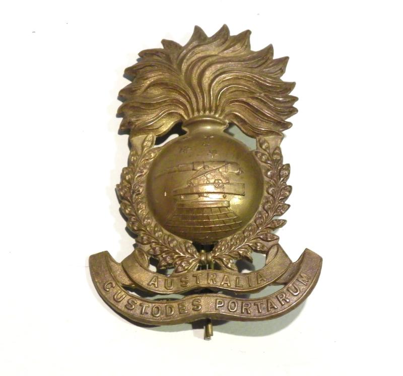 Scarce Australian Garrison Artillery Badge 1909-12.