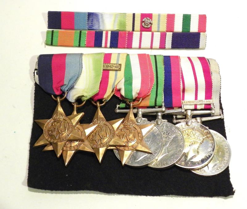 WW2 Royal Navy LS&GC Medal Group to Dell + Minesweeping Clasp.