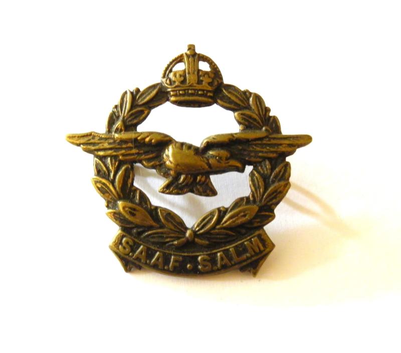 WW2 Era South African Air Force Cap Badge.