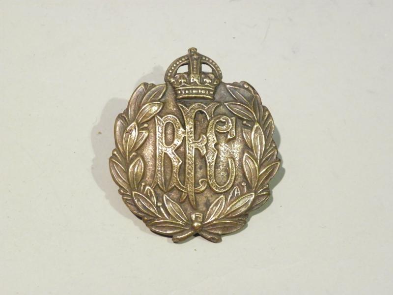 WW1 Era Royal Flying Corps Cap Badge.