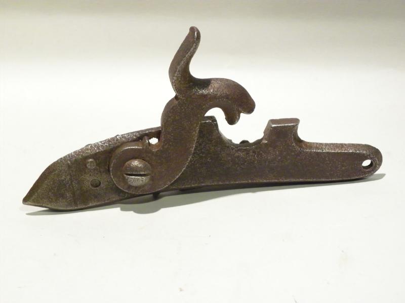 19thC Percussion Musket Lock.