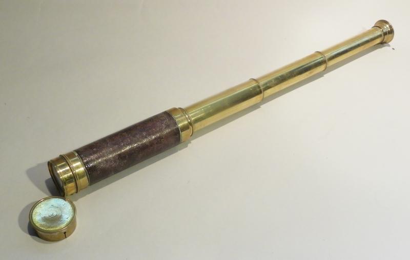 Late 19th/early 20thC Naval Midshipman’s 3 Draw Telescope