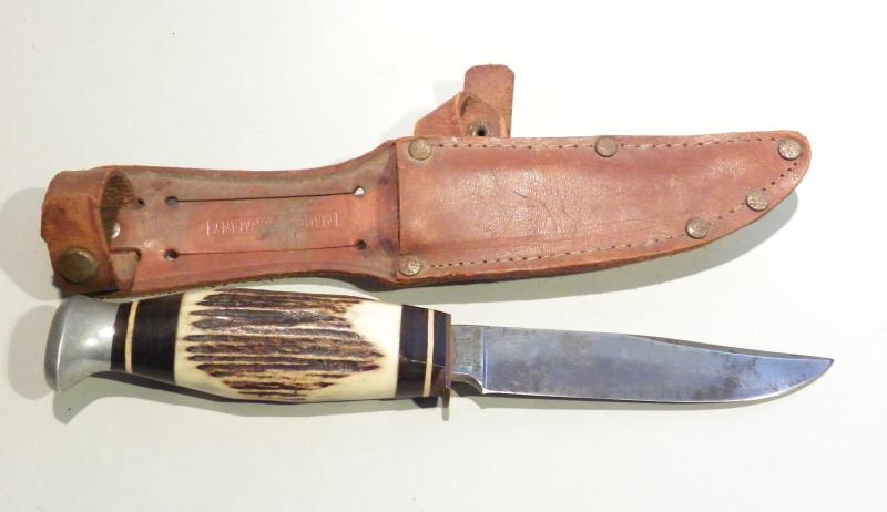 Stag Grip Utility Knife by Carl Schlieper Solingen.