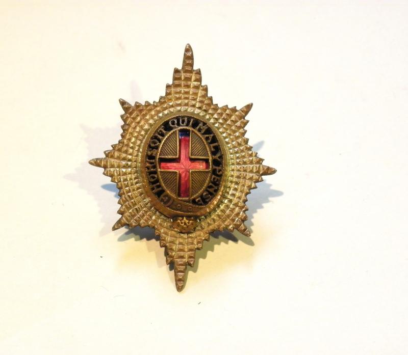 Coldstream Guards Officers Cap Badge.