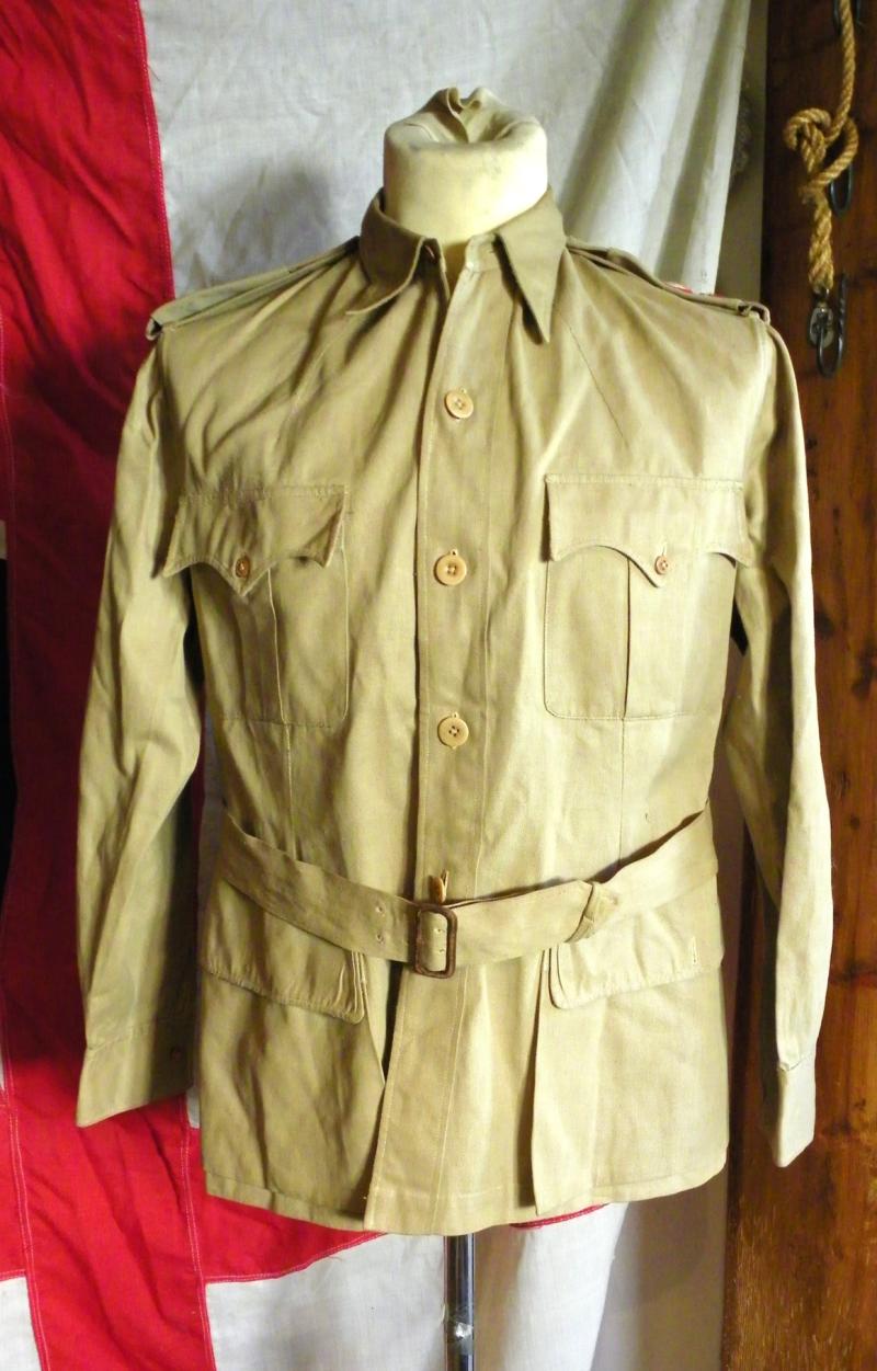 WW2 Infantry Officers Tropical Tunic.