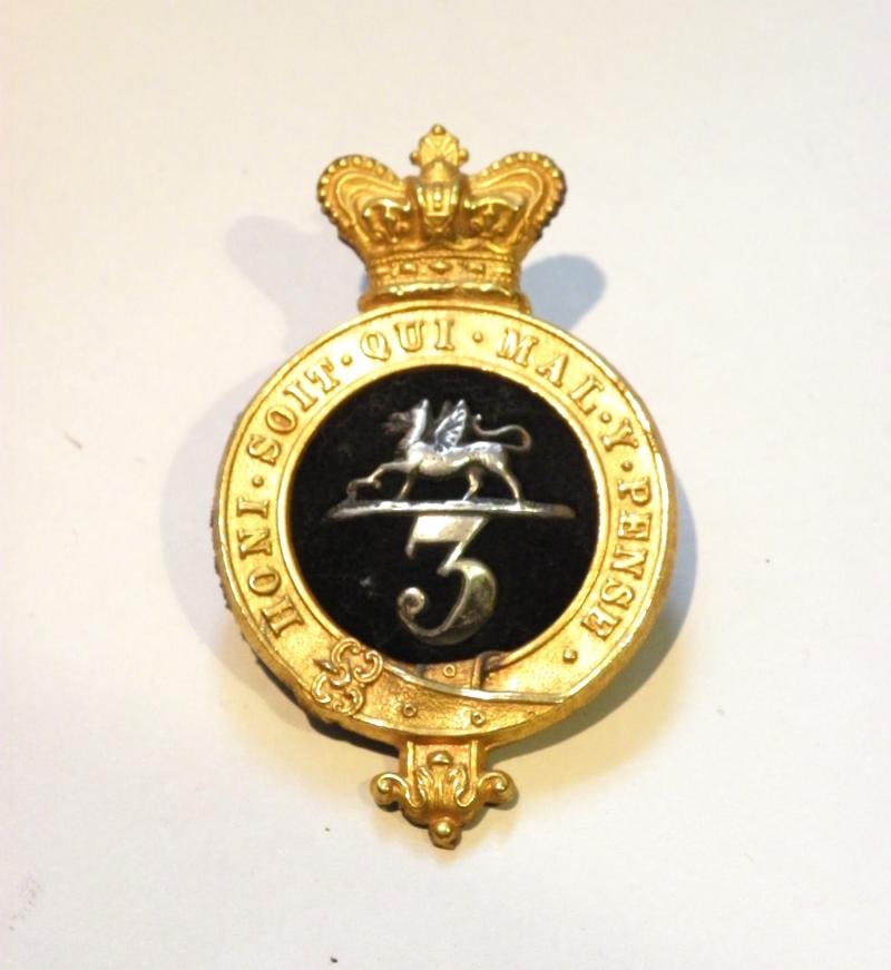 3rd Regiment of Foot Officers Glengarry Badge
