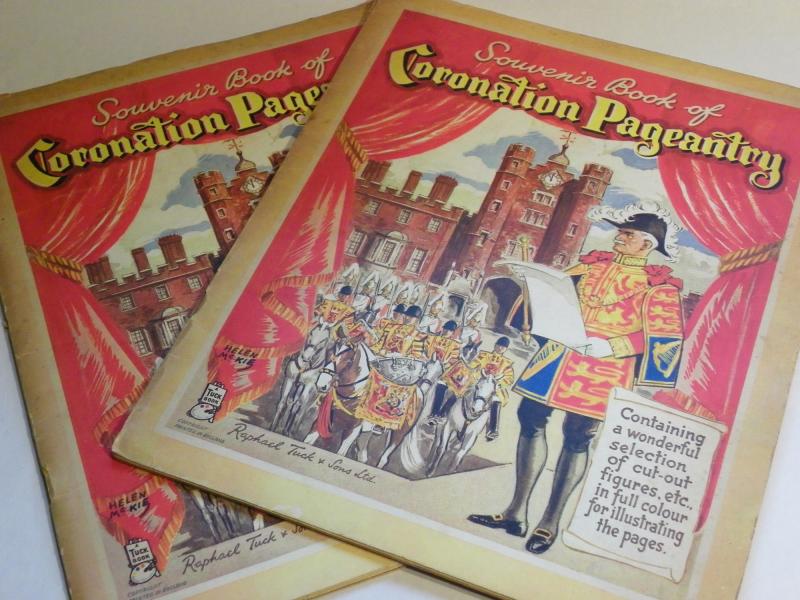 1953 Coronation Scrap Books by Tucks.