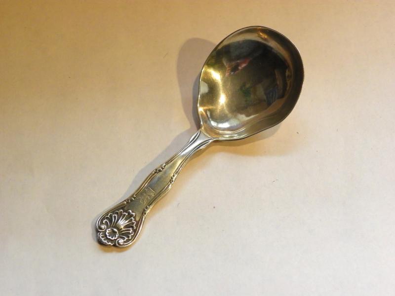 Victorian Silver Caddy Spoon Exeter 1854.