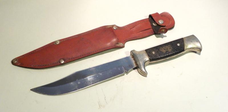 Vintage Hunting Knife & Sheath.